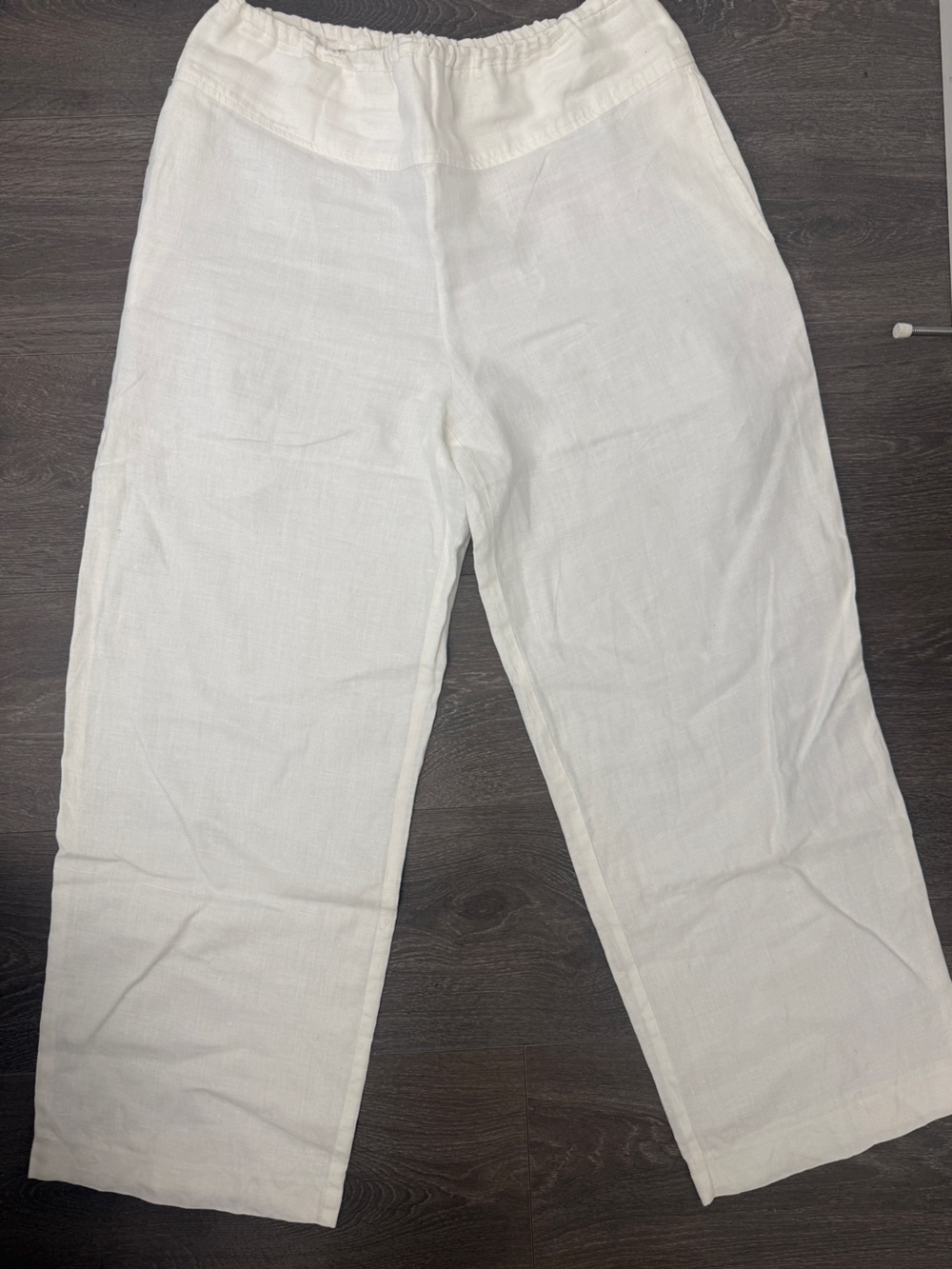 White Linen Pants